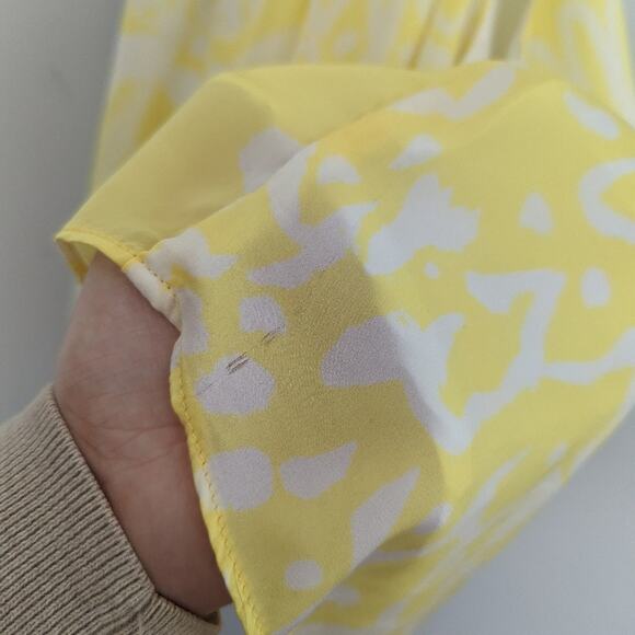 Women's Lilly Pulitzer x Target Yellow White Braided Tank Medium - Picture 3 of 4